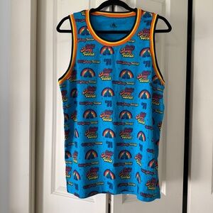 Walt Disney World Parks Unisex Rainbow Retro Tank Top L